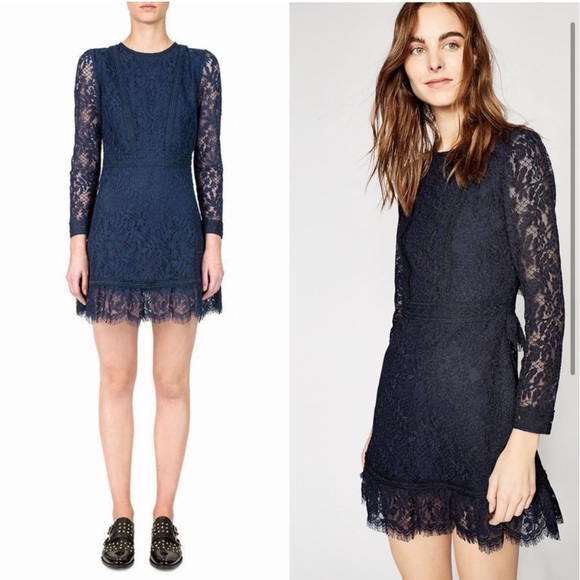 The Kooples open back lace dress size 2 (fits a size small) - Picture 7 of 9